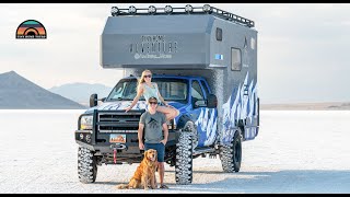 DIY Overland Vehicle  Earthroamer Inspired Truck Camper On A Budget [upl. by Rehttam815]