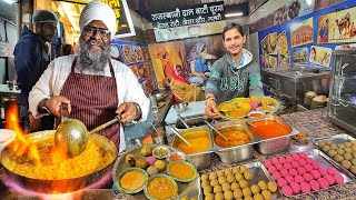 Rajasthan 😍 Indian Street Food KINGS ❤️ Saag Rota Sri Ram Chaat Sardar ji Dhaba Rajasthani Thali [upl. by Esaertal]