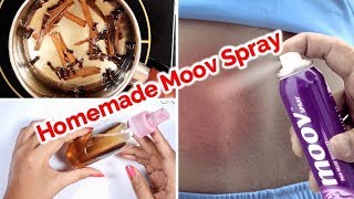 DIY Moov Spray Pain Relief Spray for muscle pain arthritis joint pain and injury Rabia Skincare [upl. by Iralam]