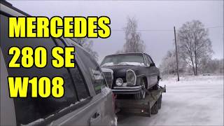 14 MercedesBenz 280 SE W108 1970 Part 1 Brake restoration and rear view mirrors [upl. by Ahsiel]