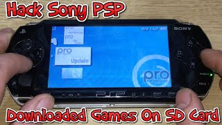 How To Hack Your Sony PSP To Play Downloaded Games From SD Cards  Tutorial  661 Firmware [upl. by Enileuqkcaj]