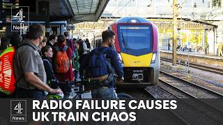 Chaos across UK rail network after radio system failure [upl. by Miyasawa]