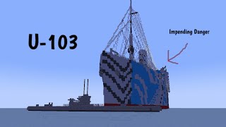 How U103 Sank  Minecraft Animation [upl. by Tench]