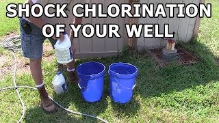 How to disinfect your well water  Shock chlorination [upl. by Nylsirhc]