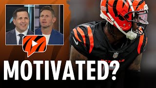 National Analysts Question Bengals WR Tee Higgins Motivation  Instant Reaction [upl. by Eslud]