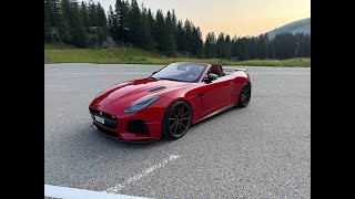 Driving the Ruppenpass in a Jaguar ftype SVR [upl. by Pan588]