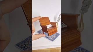 MiniaturSessel aus Holz Handgefertigtes Design kurzvideo shorts diy handmade woodworking [upl. by Rekab]