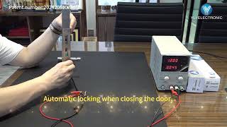 YLI YSD240MDLED Motor Driven Electric Hook Lock for Sliding Door Demonstration [upl. by Neyr741]