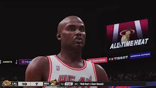 【2K25 NBA】All Time Los Angeles Lakers vs All Time Miami Heat [upl. by Ydnal625]