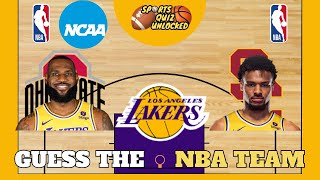 Guess the NBA Player Based on Where They Played Before the Draft [upl. by Goat910]