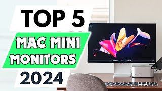 Top 5 Best Monitor For Mac Mini of 2024 don’t buy one before watching this [upl. by Erdua564]