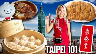 MICHELIN RATED FOOD TAIWANS TALLEST BUILDING  Taipei 101  Din Tai Fung RainaisCrazy RainaHuang [upl. by Damita]