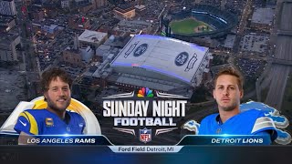 NBC Sunday Night Football 2024 Week 1 IntroTheme  Rams vs Lions [upl. by Let647]