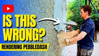 Can You Render Pebbledash Walls TRUTH EXPOSED [upl. by Annekahs602]