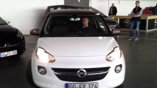 Opel Adam Test des Elektronischen Parkassistenten [upl. by Adnarym]