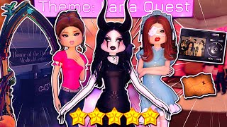 ONLY Dressing As LANA LORE Characters BEFORE The QUEST LEAVES  ROBLOX Dress to Impress [upl. by Hgielsa]