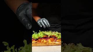 Spicy Chicken Meatball SUB asmr style subway fastfood shorts [upl. by Briana83]