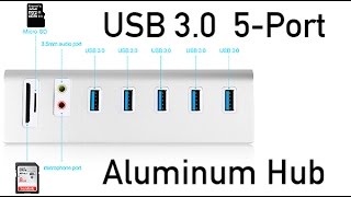 Cateck BusPowered USB 30 5Port amp Sabrent 4Port USB 30 Hub [upl. by Farhsa]