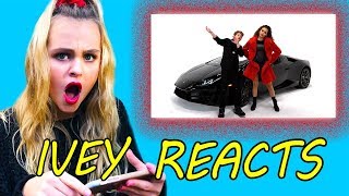 Ivey Reacts Ooh Ooh MattyBraps ft Gracie Haschak [upl. by Airtemak603]