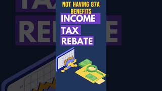 Income Tax Rebate Benefits us 87A got Rejected ❓❓ Check these Reasons  In Tamil  tax incometax [upl. by Nuawed339]