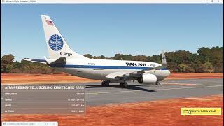 MSFS 2020 Decolagem PAN AM CARGO em Brasília [upl. by Ananna]