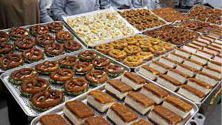 Korea Street Food Tour bakery master videobaking food  Korean street food  대한민국 대표 빵맛집 브라우터 [upl. by Croteau115]