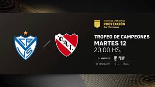 TrofeoDeCampeones Proyección Sur Finanzas 2023  Vélez – Independiente [upl. by Biddy29]