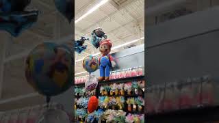 Pick a Balloon Shopping at HEB Balloons on Display [upl. by Inalaeham]