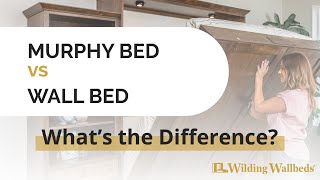 What is the Difference Between a Murphy Bed and a Wall Bed  Wilding Wallbeds [upl. by Kinsman]