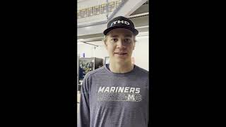 Nick Jermain Maine Mariners Practice Interview 10102024 [upl. by Nywles249]