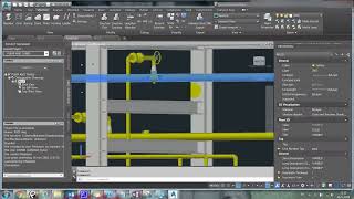 Plant 3D tutorial Adjust beam and pipe elevation [upl. by Liartnod]