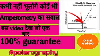 Amperometry titration principle and introduction धांसू video youtube पर🔥msc chemistrypolarography [upl. by Eirolav]