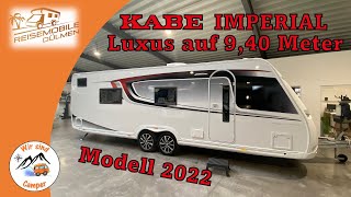 Wahnsinns Wohnwagen Kabe Imperial 780 TDL FK KS Modell 2022 [upl. by Narok]