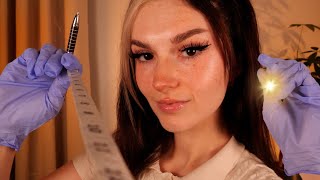 ASMR Reconstructing Your Face  Measuring Adjusting Pulling Face Touching amp More [upl. by Banwell]