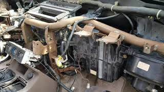 2000 nissan frontier heater core replacement [upl. by Gilbert467]