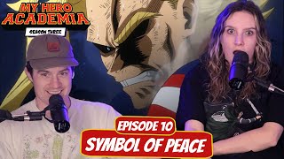 ALLMIGHT VS ALL FOR ONE  My Hero Academia Season 3 Reaction  Ep 10 quotSymbol of Peacequot [upl. by Staford149]