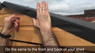 Firestone EPDM Shed Roof Kit How to waterproof your shed for 50 years [upl. by Dorothi]