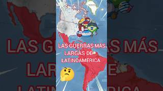 LAS GUERRAS MÁS LARGA DE LATINOAMÉRICA countryballs paises mapa guerra curiosidades [upl. by Craw520]