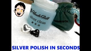 Tiffany and Co Silver Super QUICK amp EASY Polish up tarnished jewelry [upl. by Inessa]