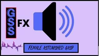 female astonished gasp  Sound Effect HD No Copyright Sound [upl. by Anair]