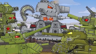 All episodes VK44 Fight on the line of defence  Cartoons about tanks [upl. by Jammin675]