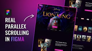 Figma Tutorial  Designing a full Website with Parallax Scroll Animation in figma [upl. by Butch543]