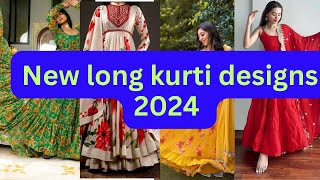 New long kurti designs 2024  Latest anarkali suits  Trending Kurti Designs bhp Boutique meesho [upl. by Truman]