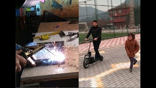 elektrikli scooter yapımı  electric scooter making [upl. by Enileoj]