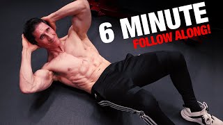 Intense Ab Workout  6 Minutes FOLLOW ALONG [upl. by Elfrida835]