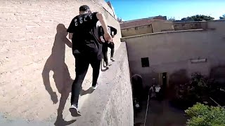 Morocco Rooftop Parkour Escape POV 🇲🇦 [upl. by Skolnik]