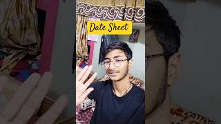 Mid term Date sheet 🥲🙃 shorts short class11 student minivlog trending study youtubeshorts [upl. by Upton]