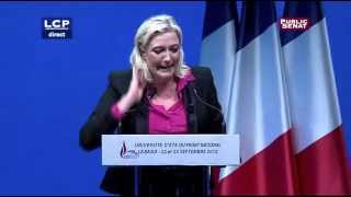 Marine Le Pen  La Baule 23092012 [upl. by Stacia]