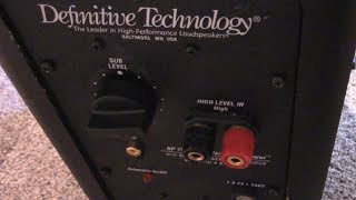 Definitive Technology Excellent Customer Service [upl. by Wallach311]