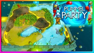 THE BEST GAME OF PUMMEL PARTY EVER  Pummel Party Gameplay with The Crew [upl. by Nosirrag]